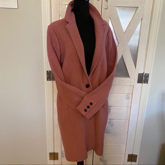 Rachel Zoe Wool Collared Coat - Picture 3 of 11